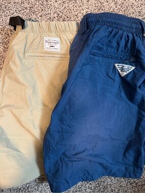 Men’s Fishing Outdoor Shorts Bundle of Two Size Large Columbia Field & Stream